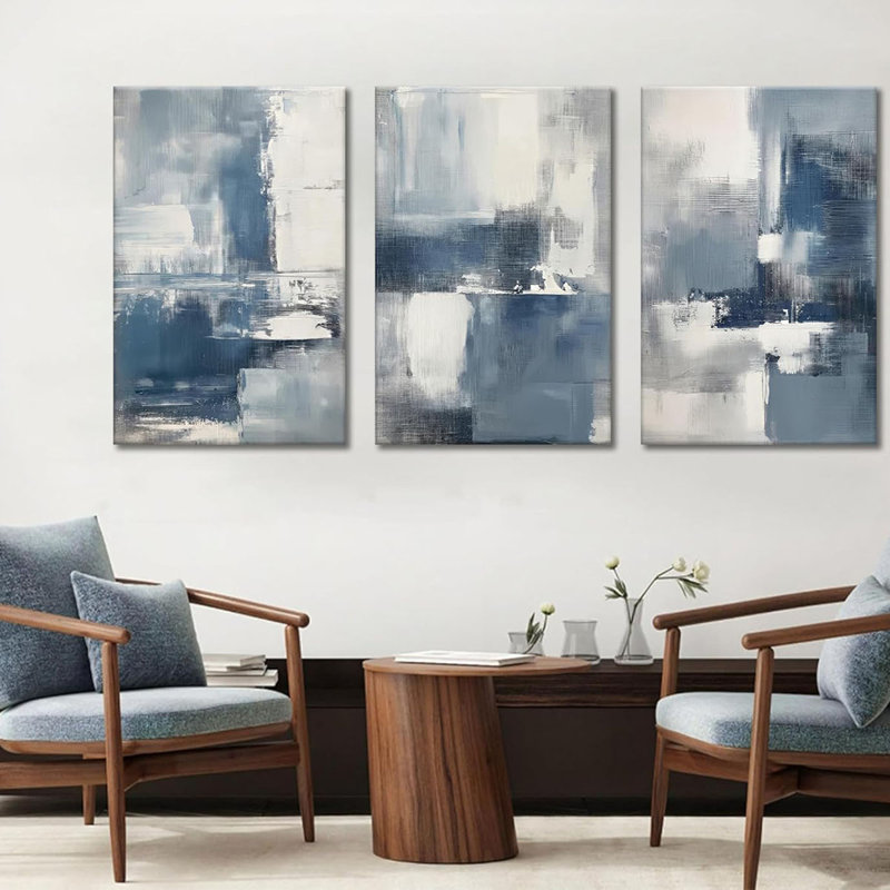 3 Piece Wrapped Canvas Print, 60 cm H x 40 cm W