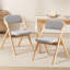 Chaise rembourrée empilable rembourrée et rembourrée-115937641