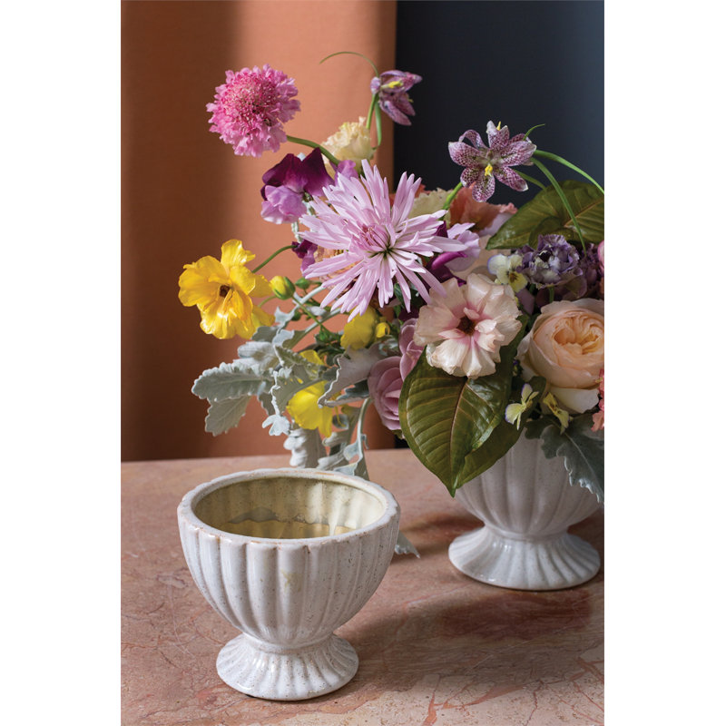Vase de table Jayceon, H 5 po x l 6 po x P 6 po