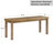 Carveth 44'' Wide Herringbone Solid Wood Rustic Style Dining & Entryway Bench-56712771