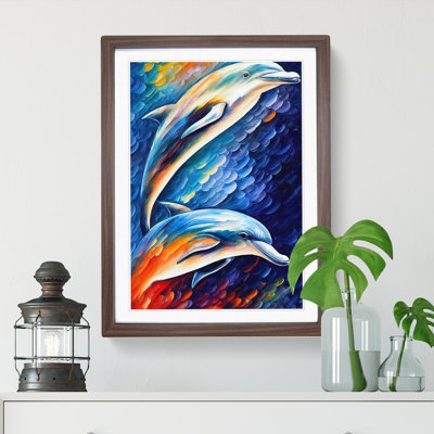 Two Dolphin No.2 - Wall Art