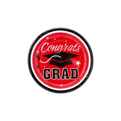 Disposable Paper Graduation Dessert Plate