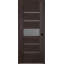 Avon X 84 po Porte intérieure simple pré-suspendue en composite de noyer de pacane et de verre givré 5-Right Right-Hand-114625167-114625166-93390280