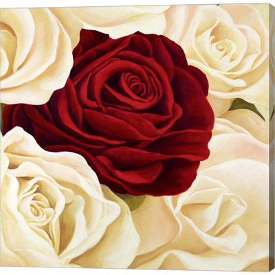 «Rose Composition (Détail)» par Serena Biffi, art mural sur toile