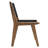 Saoirse Faux Leather Wood Dining Side Chair-99160821-99160822