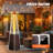 VEVOR Propane Patio Heater 48000BTU Pyramid w/Wheels for Outdoor Patio-104651845
