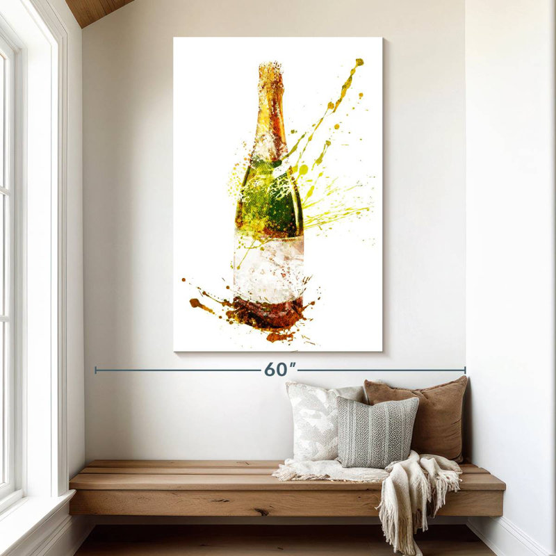 Yarlin Abstract Bottle, 51" H x 34" W