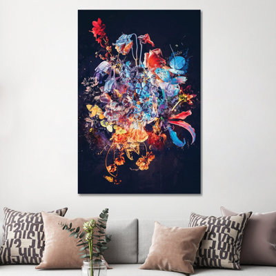 Bouquet XVII by Teis Albers - Wrapped Canvas Painting
