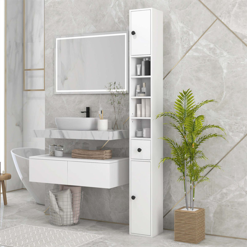 Grande armoire de rangement pour salle de bain Kleankin