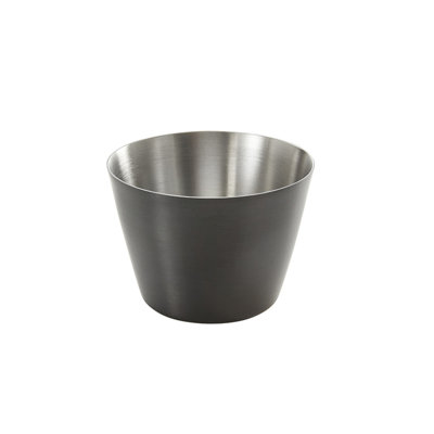 Round Satin Stainless Steel Sauce Cups