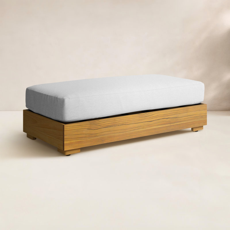 Aniston Teak Outdoor Ottoman