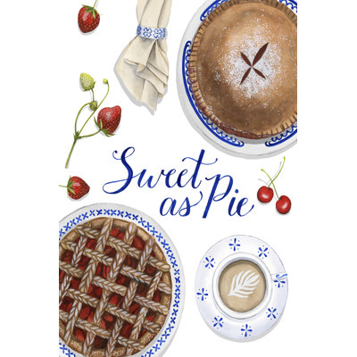 Sweet As Pie I 1 Piece Wrapped Canvas Painting
