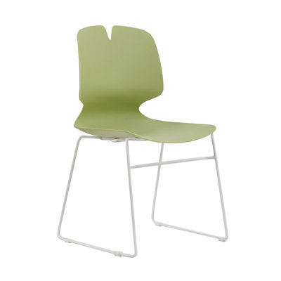 Modern Ergonomic Office Chairs, Polypropylene, Green Grey Style, Versatile Use