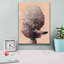 Caniche - peinture sur toile tendue-1407842813