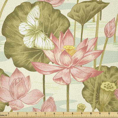 Devyne Exotic Foliage with Butterflies Multi-Purpose Fabric