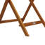 Square Wooden Folding Outdoor Bistro Table