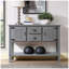 Console en bois massif 48 po Eucptus-2102669397
