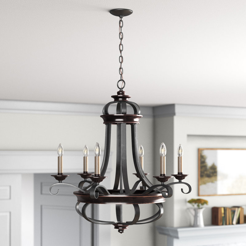 Lustre empire 6 lumières Westerfield