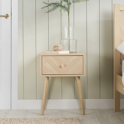 Mardell 40cm W Particle Board Bedside Table