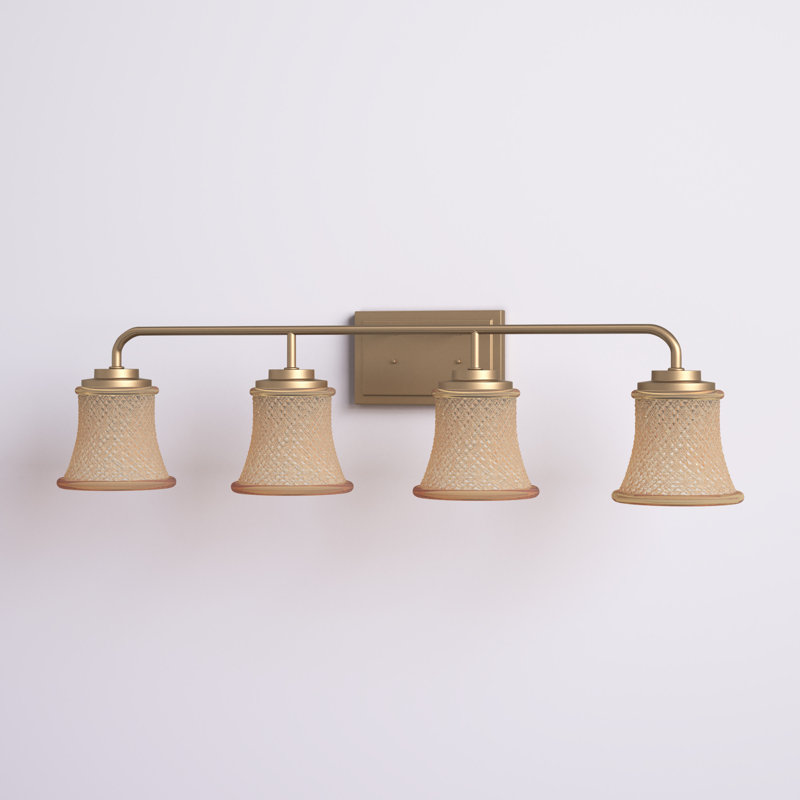 Aline 4 - Light Dimmable Vanity Light, Brass Dust