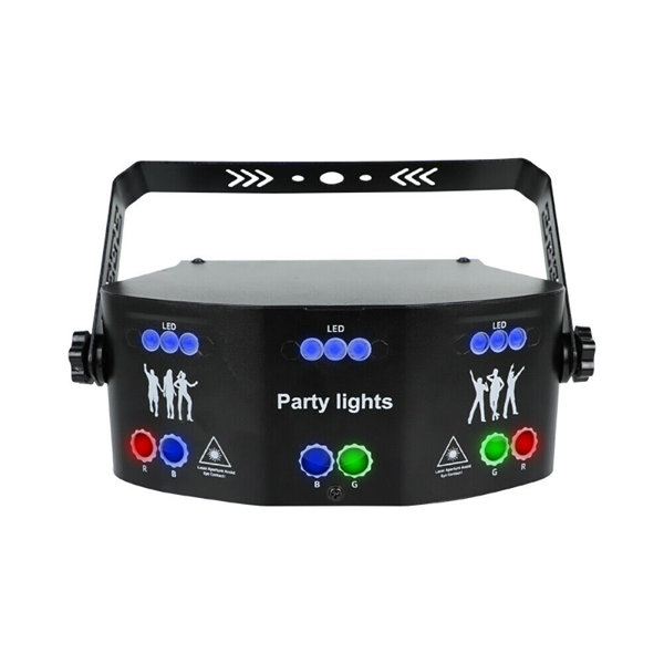 Party Lights Dj Disco Lights, 240 Patterns Led Voice Activated Laser Strobe  Stage Light Projector With Remote Control For Indoor Home Decorations  Birthday Christmas Rave Party Show Gift Bar Live