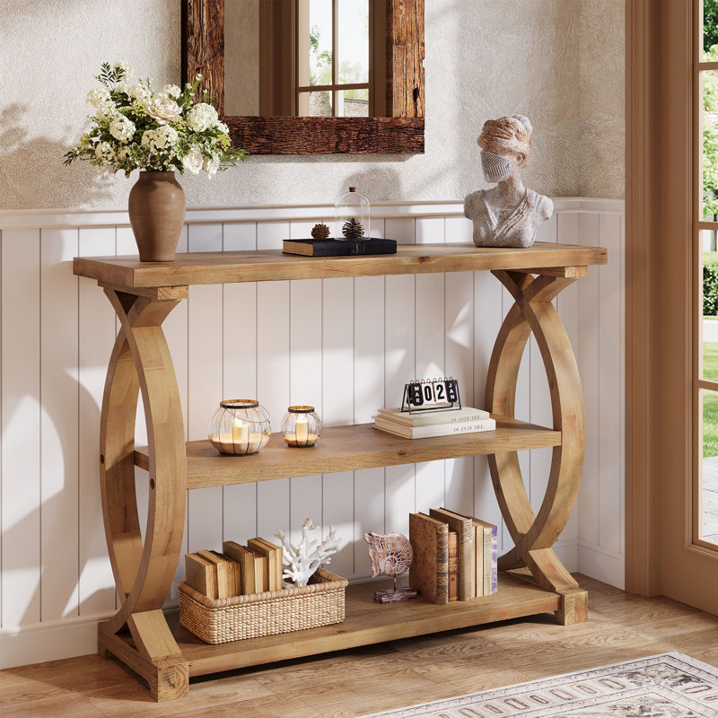 105cm Solid Wood Console Table