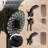 Matte Black Dual Shower Head Combo with Handheld Spray, 10 Spray Functions
