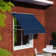 Retractable Window Awning with Adjustable Canopy Angle, Aluminum Frame