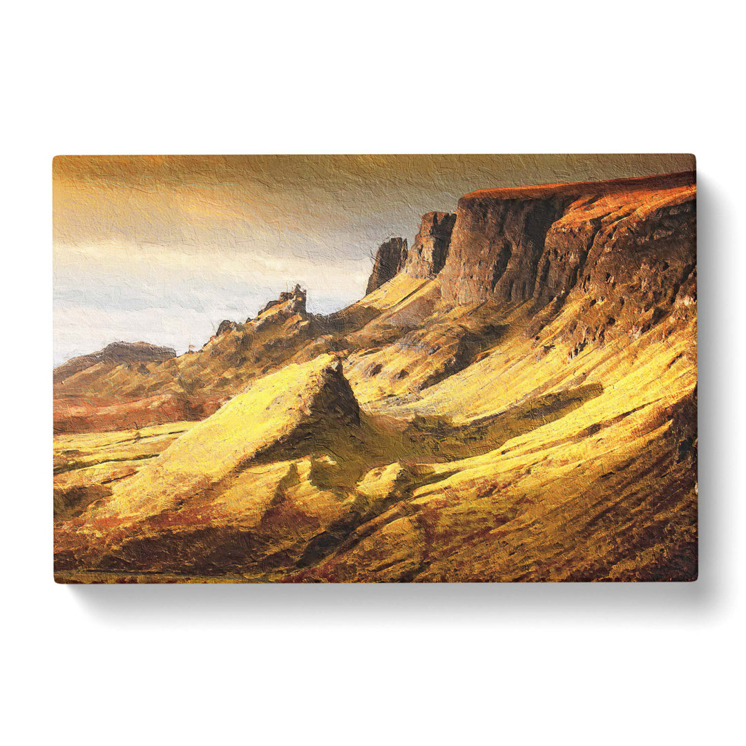 The Beauty of the Isle of Skye in Scotland - Wrapped Canvas