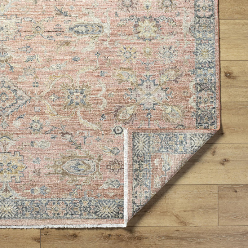 Rectangle Khorasan Wool Area Rug, Rectangle 10' x 14'