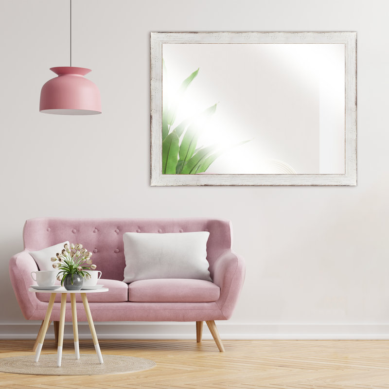 Miroir Country, Blanc mat, 47,5 po x 35,5 po