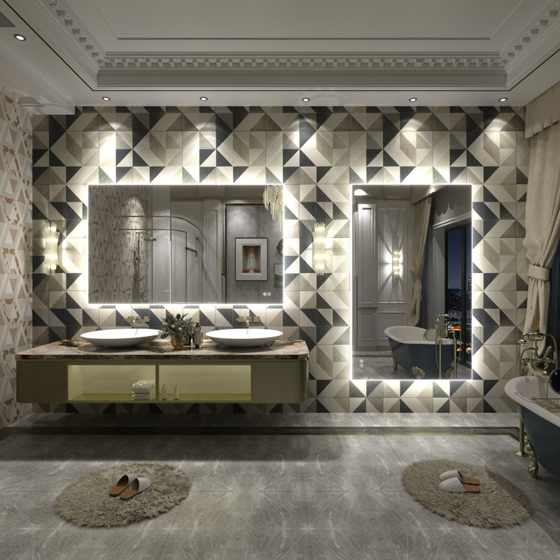 Miroir de salle de bain , 51 po x 32 po