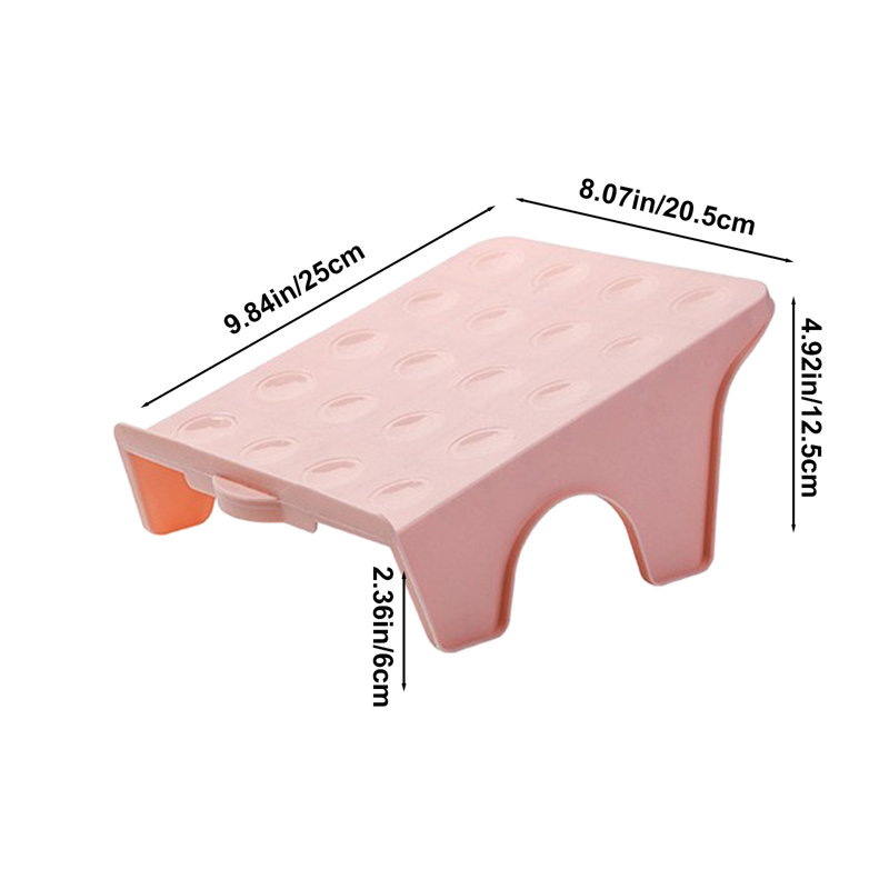 Étagère à chaussures à deux niveaux, Rose