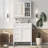 Denazia 30'' Single Bathroom Vanity with Ceramic Top-392173477-392565550