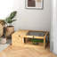 Reptile Habitat - Maison en bois pour geckos, tortues. 2, coffre-fort, avec options d'affichage jaune