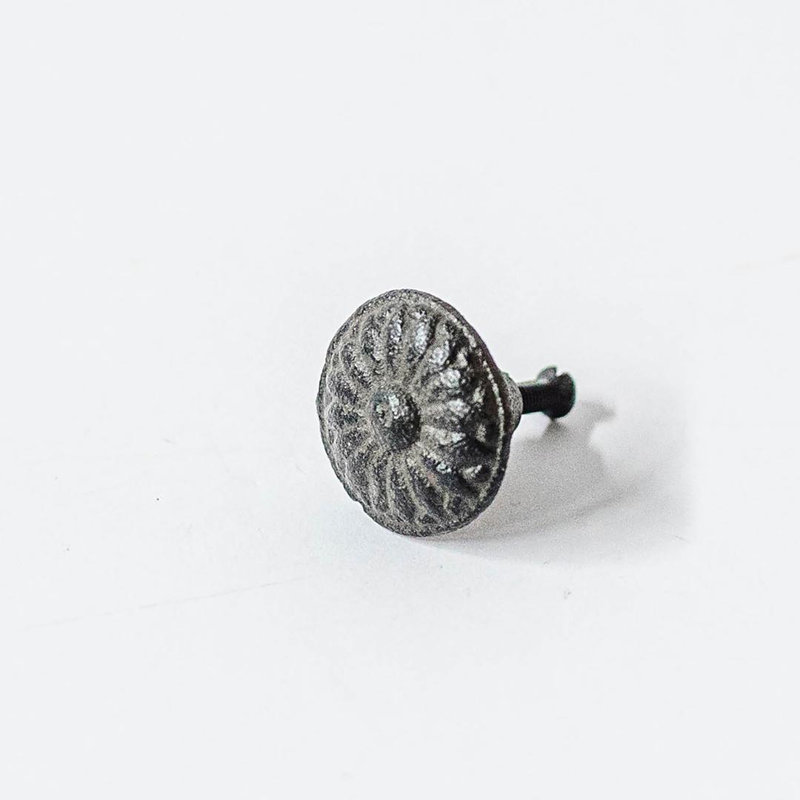Bouton de commode en fonte, Noir, noir, noir, noir