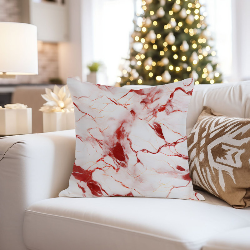 Abstract Marble Agate Geode Pattern - VIII Modern Throw Pillow Cover, 20x20