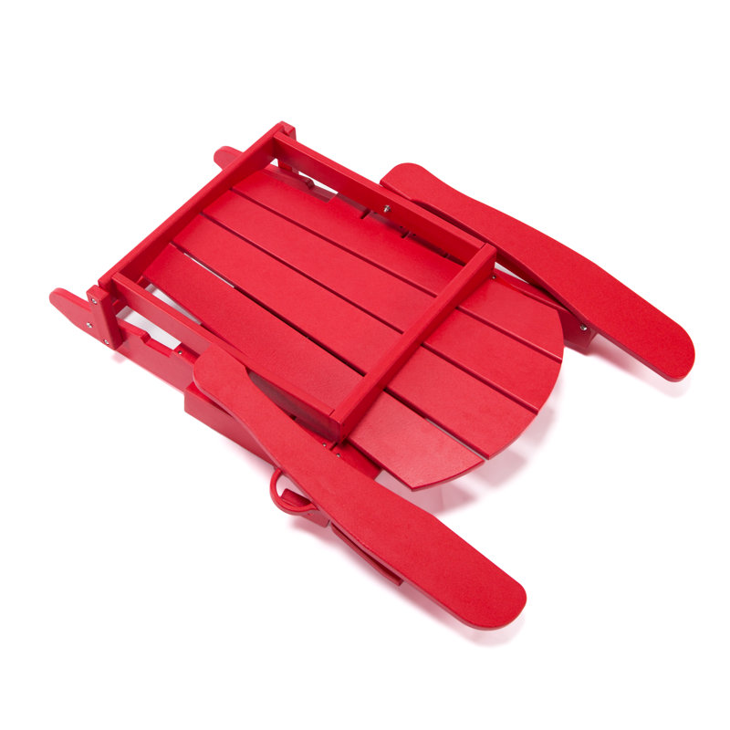 Chaise Adirondack pliante d'extérieur Défino, Rouge