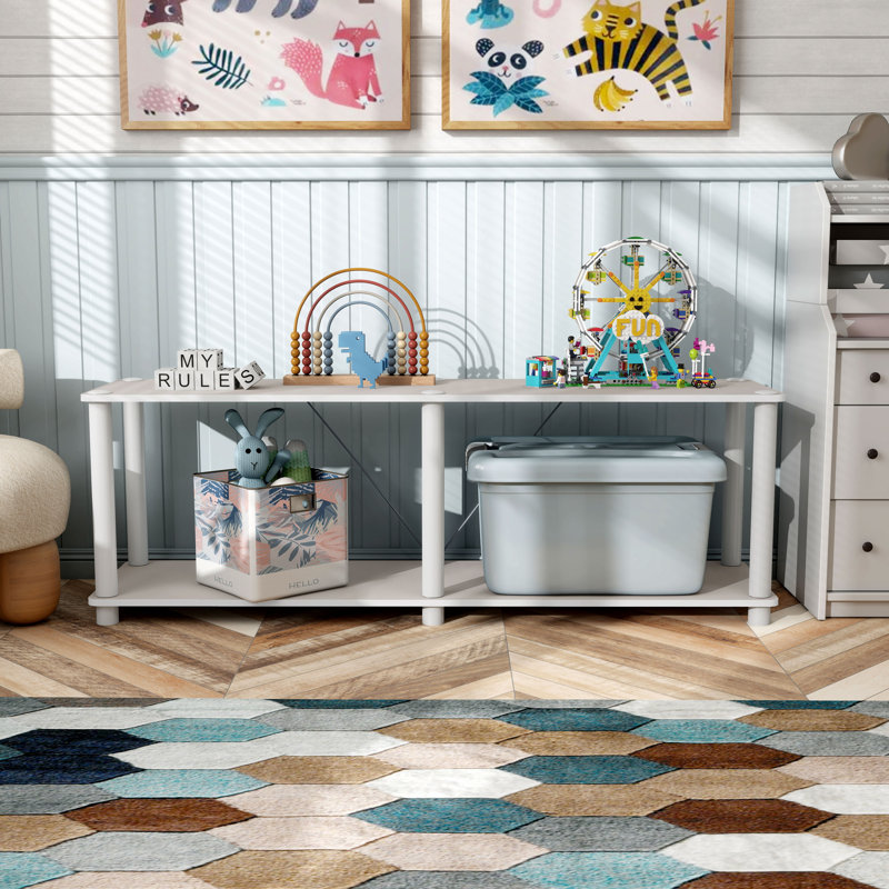 Terzenbach Extra Wide Storage Shelving, Taupe Gray