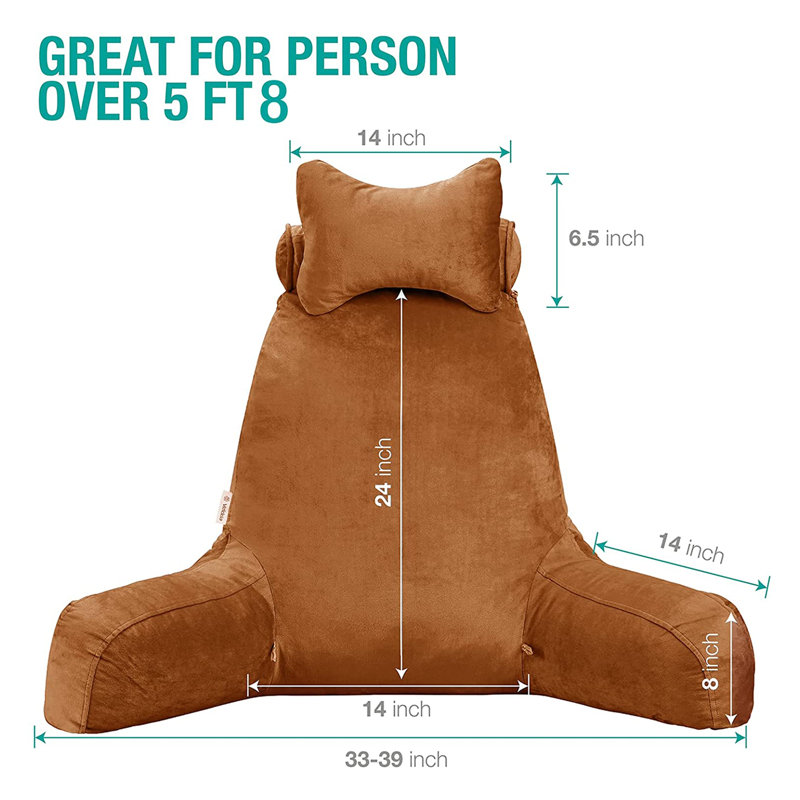 Foam Firm Pillow, Brown