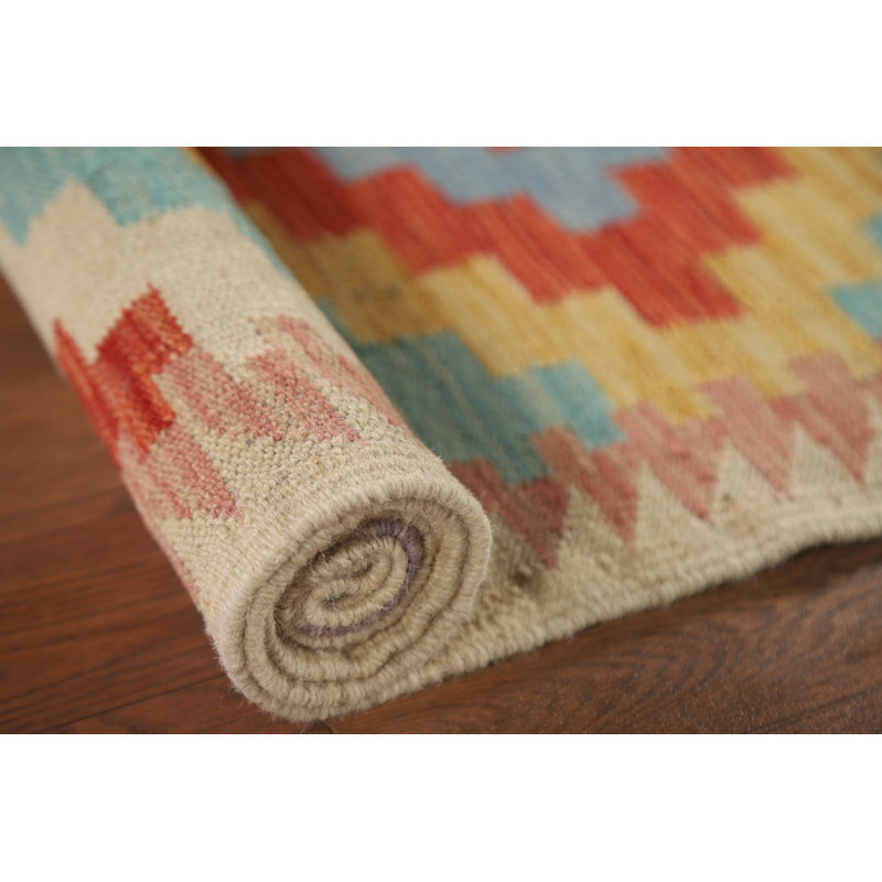 Tapis géométrique Kilim