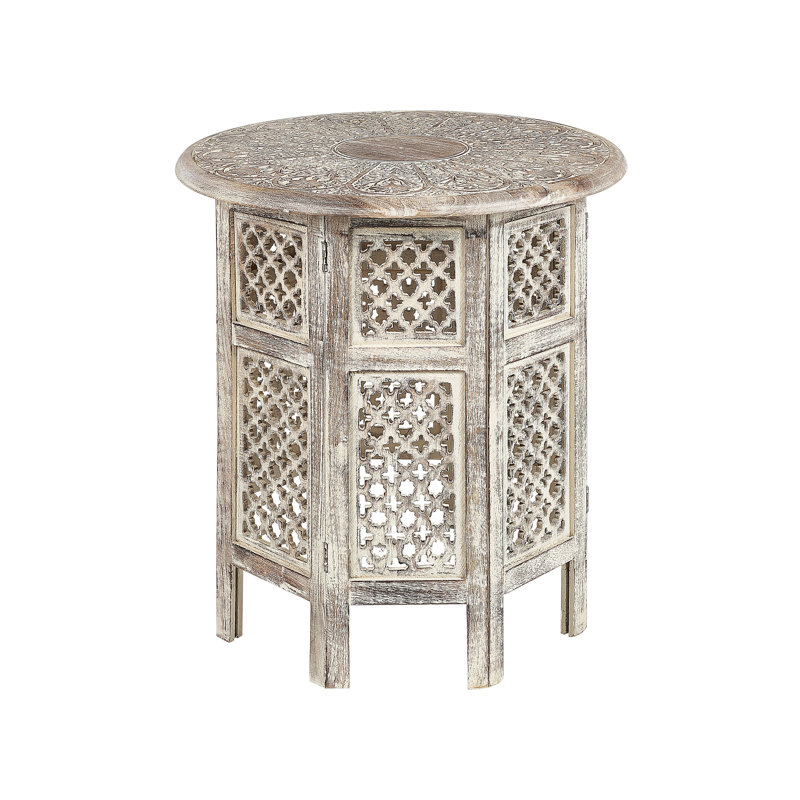 Billa Solid Wood Frame End Table
