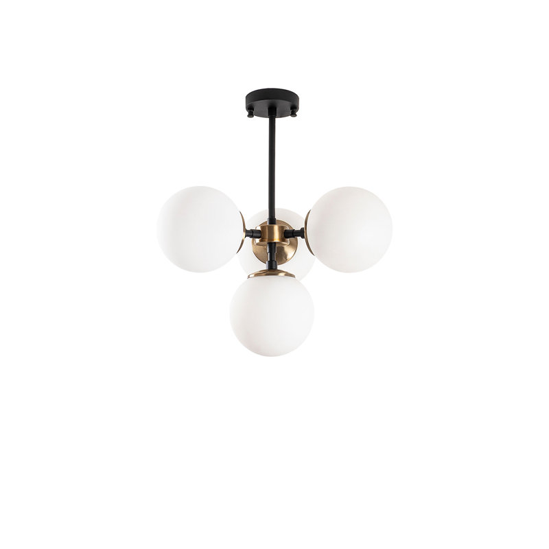 Madiun 4 - Light Unique/Statement Chandelier, Black