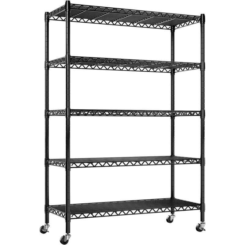Nurtene 35.4'' W Metal Shelving Unit