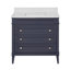 Meuble-lavabo simple 36 po avec comptoir en quartz gris Whitman-521133448-426006130