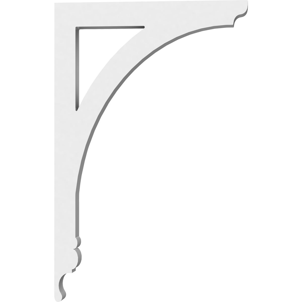 Ekena Millwork Legacy Architectural Grade PVC Bracket & Reviews | Wayfair
