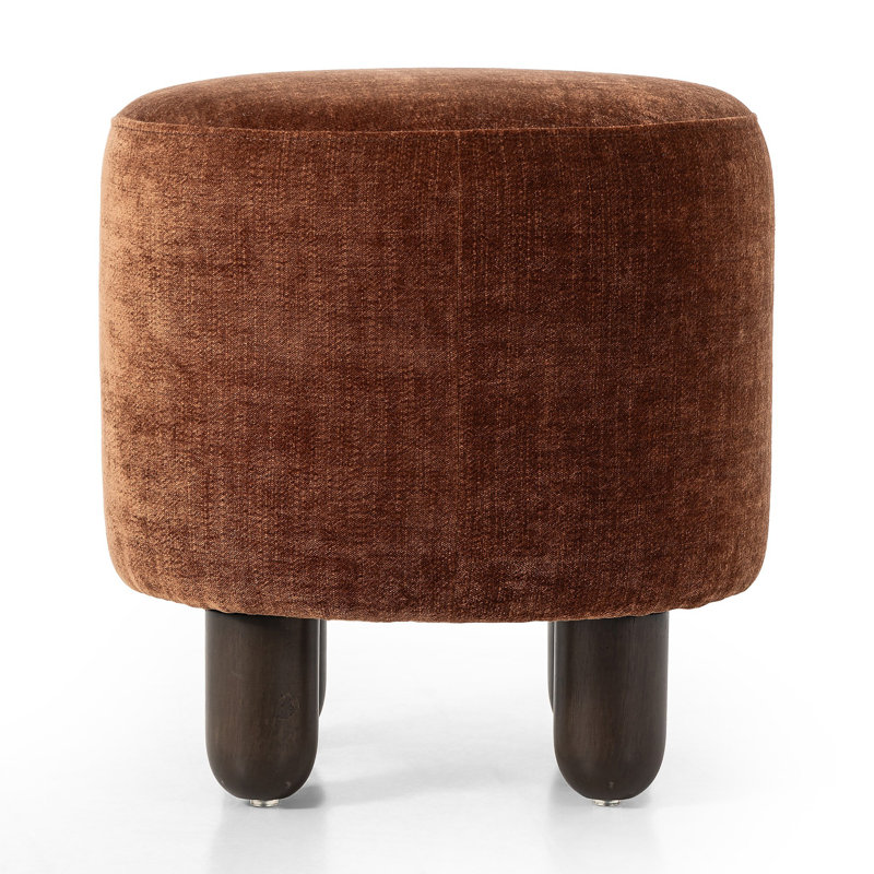 Zena Round Standard Ottoman, Altair Sienna