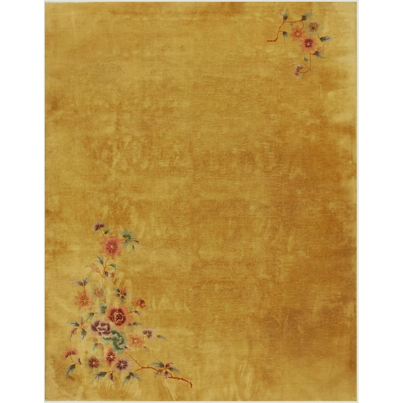 Tapis art déco antique chinois
