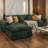 108-inch high-resilience boneless sponge sofa with 30 density, double-layer cloud-like cushions, multiple combination options, no installation required-539818483