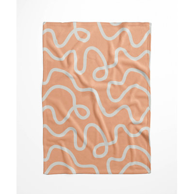 Squig Velveteen Fleece Blanket